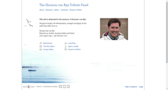 Desktop Screenshot of harmenvanrijs.muchloved.com