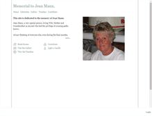 Tablet Screenshot of jeanmann.muchloved.com