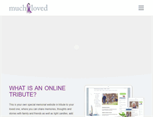 Tablet Screenshot of muchloved.com