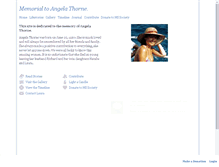 Tablet Screenshot of angela.thorne.muchloved.com